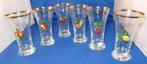 Retro glazen set, Verzamelen, Glas en Borrelglaasjes, Gebruikt, N.v.t., N.v.t., Ophalen of Verzenden