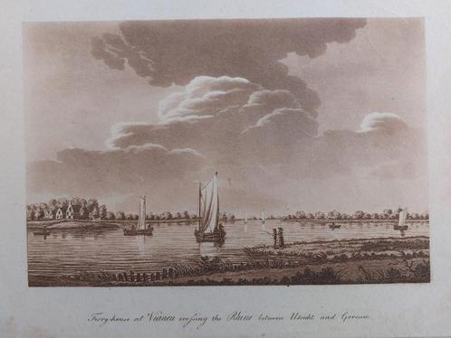 39 / Ferry house at Vianen, Antiek en Kunst, Kunst | Etsen en Gravures, Ophalen of Verzenden