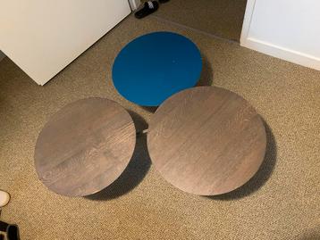 Moderne Salontafel met 3 Bladen beschikbaar voor biedingen