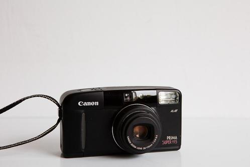 Canon Prima Super 115 Zwarte Body, Audio, Tv en Foto, Fotocamera's Analoog, Gebruikt, Compact, Canon, Ophalen of Verzenden