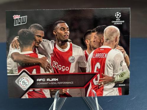 AFC Ajax Dominant 4-goal performance Topps Now, Hobby en Vrije tijd, Stickers en Plaatjes, Nieuw, Plaatje, Ophalen of Verzenden