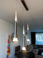 Hang eettafel lamp, Zo goed als nieuw, 50 tot 75 cm, Ophalen, Glas