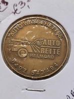 Auto Wasserettes Autorette Helmond penning, Postzegels en Munten, Penningen en Medailles, Ophalen of Verzenden, Brons, Nederland