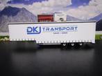 Wsi 01-4747 DKJ Transport, Semi Dieplader Schuifzeilen 3as, Ophalen, Nieuw, Bus of Vrachtwagen, Wsi