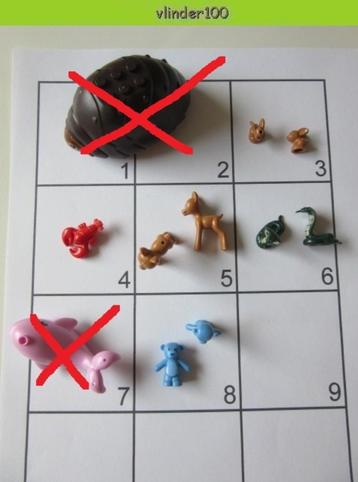 L336 LEGO DIEREN *NIEUW* KREEFT HERT COBRA TEDDYBEER beschikbaar voor biedingen