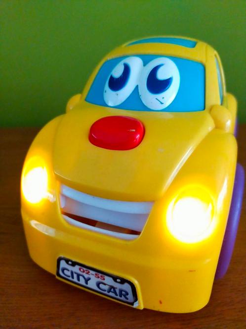 Auto met licht, geluiden, beweegbare mond en liedje., Kinderen en Baby's, Speelgoed | Speelgoedvoertuigen, Gebruikt, Ophalen of Verzenden