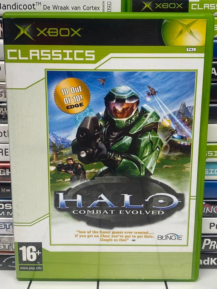 Halo Combat Evolved – OG Xbox Original Classic Game – CIB, Spelcomputers en Games, Games | Xbox Original, Zo goed als nieuw, Shooter
