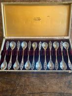 Mooie set van 12 zilveren theelepels, model Oud Hollandsch, Ophalen of Verzenden, Zilver