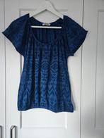 Dames t-shirt donkerblauw met print. Silver Creek. Maat S., Kleding | Dames, T-shirts, Blauw, Ophalen of Verzenden, Zo goed als nieuw