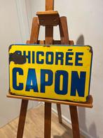 Emaille bord Capon., Verzamelen, Ophalen of Verzenden, Gebruikt, Reclamebord