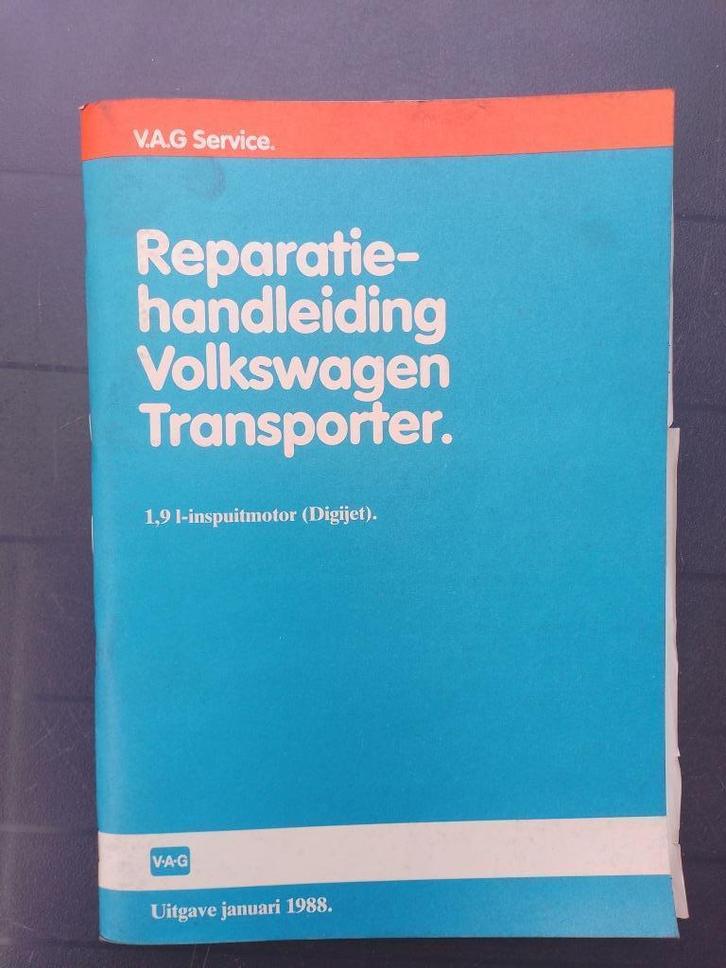 Werkplaatsboek Vw Transporter T3 1.9 injectie motor DH - GW, Boeken, Auto's | Boeken, Gelezen, Volkswagen, Ophalen of Verzenden