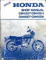 Honda CB400 T CB400 A CM400 T CM400 A shop manual (7483z), Motoren, Ophalen of Verzenden, Honda