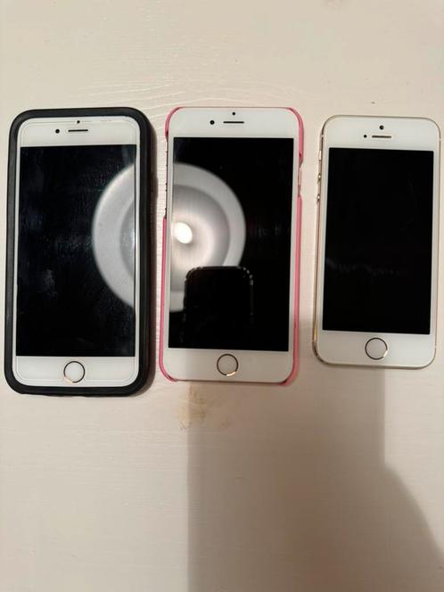 2x iPhone 6s + iPhone 5s in super goede staat, Telecommunicatie, Mobiele telefoons | Apple iPhone, Zo goed als nieuw, Zonder abonnement