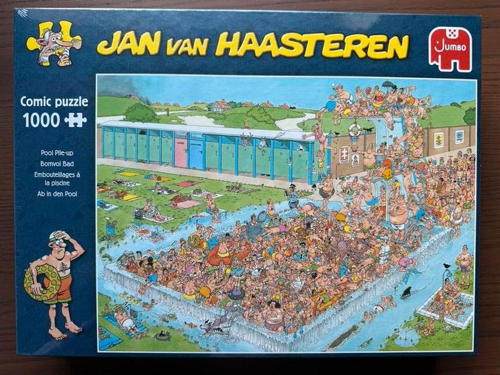 Nieuw in folie! JvH - Drukte in het zwembad bomvol bad!, Kinderen en Baby's, Speelgoed | Kinderpuzzels, Zo goed als nieuw, 6 jaar of ouder