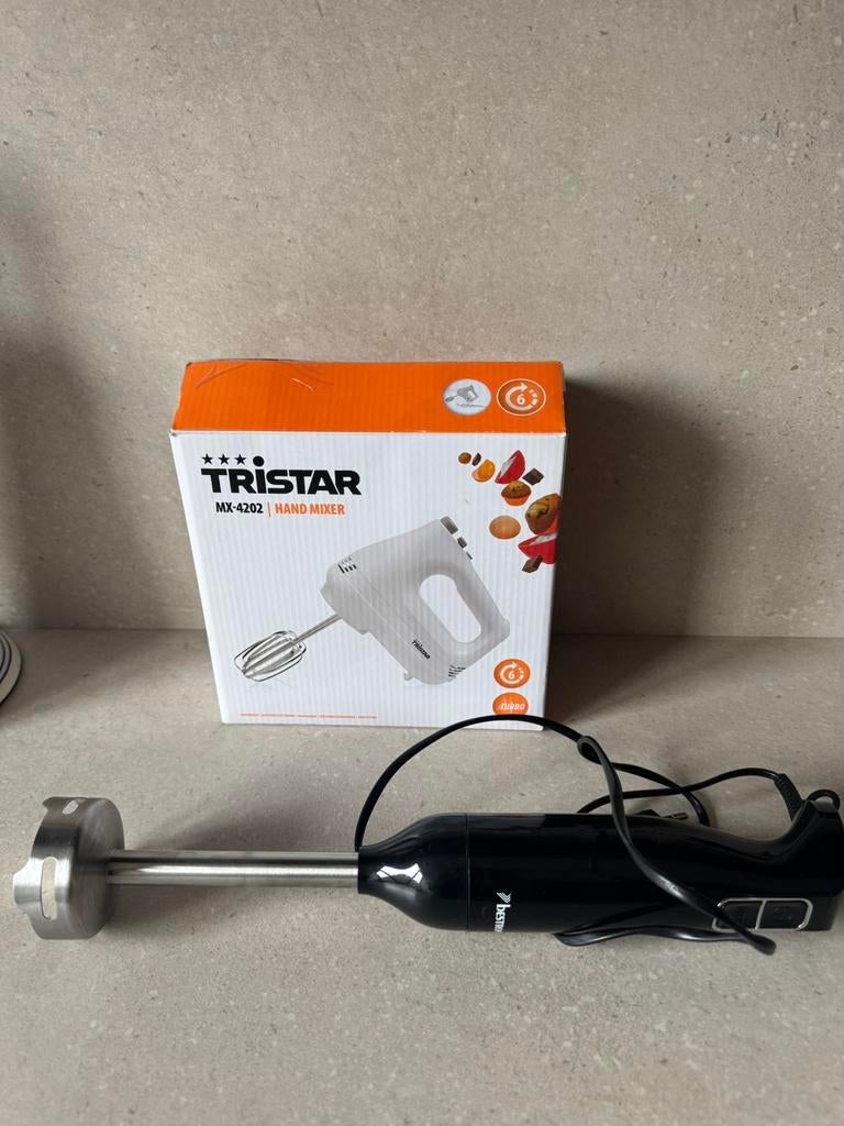 Keukenmixer nieuw en staafmixer, Witgoed en Apparatuur, Keukenmixers, Minder dan 1 liter, Ophalen, Zo goed als nieuw, 3 snelheden of meer