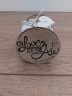 Riviera Maison houten klos hartjes decoratie, Huis en Inrichting, Ophalen of Verzenden, Zo goed als nieuw