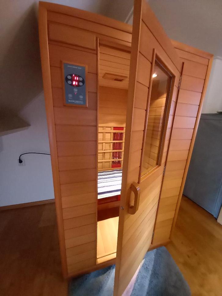 Infrarood wamtecabine, Sport en Fitness, Sauna, Gebruikt, Complete sauna, Infrarood, Ophalen