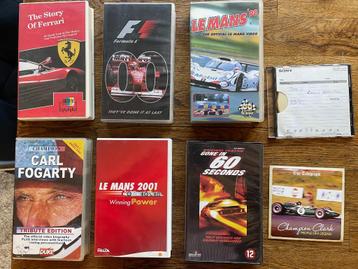 VHS video autosport, motorsport, Ferrari en humor beschikbaar voor biedingen