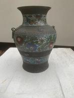 Prachtige oude cloisonne vaas., Antiek en Kunst, Ophalen