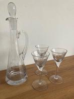 Antiek likeur karaf met glaasjes, Antiek en Kunst, Ophalen