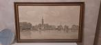 Schilderij ets in lijst, Ophalen