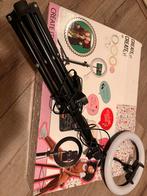 Ringlamp met statief - Nieuwstaat, Audio, Tv en Foto, Fotografie | Fotostudio en Toebehoren, Ophalen, Zo goed als nieuw, Lamp of Flitsset