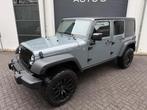 Jeep Wrangler Unlimited 3.6 Sahara AUT 4x4 Brute/LED/Verhoog, Automaat, Stof, Gebruikt, Zwart