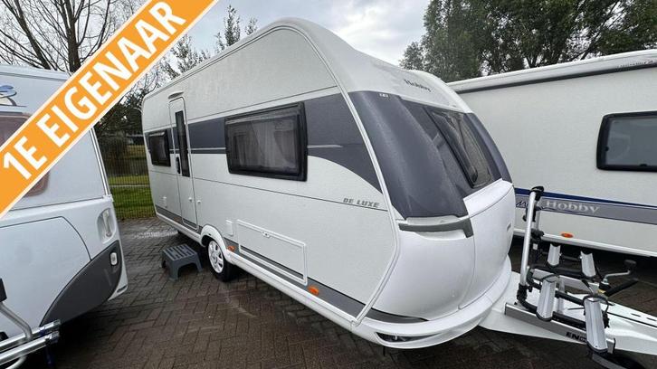 Hobby De Luxe 460 UFE Bj.2023 Mover/voortent, fietsendrager, Caravans en Kamperen, Caravans, Bedrijf, tot en met 4, 1000 - 1250 kg