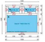 Nieuw Raamkozijn thermo fraké 1460x1290mm, Doe-het-zelf en Verbouw, Raamkozijn, Nieuw, 150 tot 225 cm, Inclusief glas