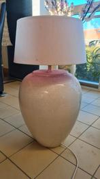 Stenen (aardewerk) lamp met kap, Huis en Inrichting, Ophalen of Verzenden, Gebruikt, Minder dan 50 cm