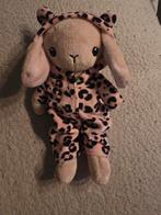 Knuffel konijntje van H&M in leopard pak ZGAN, Ophalen of Verzenden