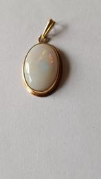 Oude gouden hanger met Opaal, 14 krt, Sieraden, Tassen en Uiterlijk, Antieke sieraden, Verzenden, Goud, Hanger, Met edelsteen