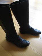 Zeer exclusieve bruin leren laarzen M+F GIRBAUD 40 snazzeys, Hoge laarzen, Girbaud, Bruin, Verzenden