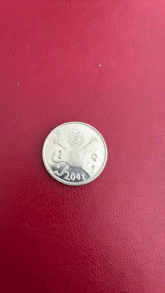 Nederland 1 gulden 2001 Ninaber, Ophalen of Verzenden, Koningin Beatrix, 1 gulden