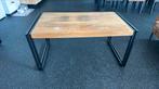 Salontafel Mangohout, Zo goed als nieuw, 75 cm of meer, Rechthoekig, Hout