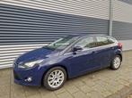 Ford Focus 1.6 EcoBoost Titanium, trekhaak, climatronic comp, Auto's, Ford, Stof, Gebruikt, 150 pk, Blauw