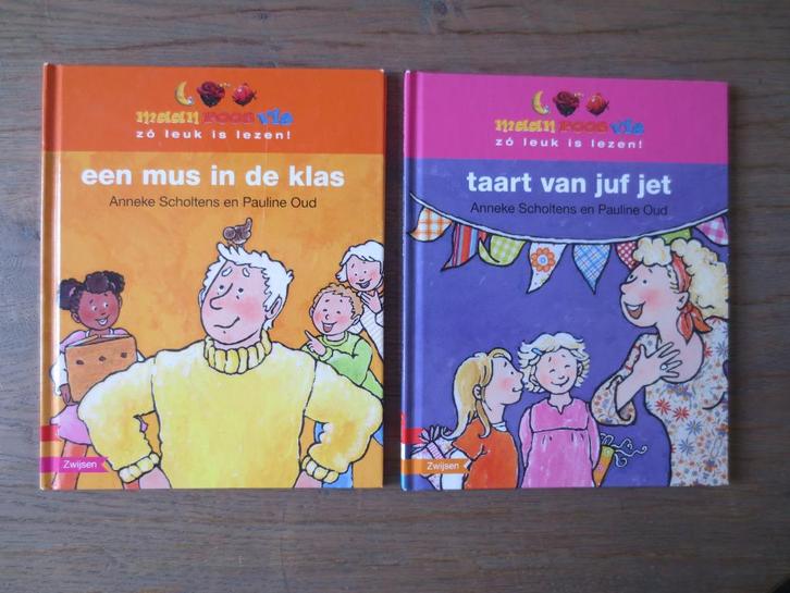 Kinderboeken:Een mus in de klas -Taart van juf Jet AVI M3 6+, Boeken, Kinderboeken | Jeugd | onder 10 jaar, Zo goed als nieuw