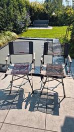 2x Quechua campingstoel comfort met armleuningen, Caravans en Kamperen, Ophalen, Zo goed als nieuw, Campingstoel