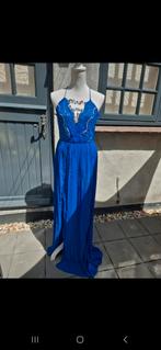 Avondjurk - Feestjurk - Bruiloft - Maxi dress - Blauw, Galajurk, Blauw, Maat 42/44 (L), Nieuw
