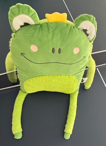Reiskussen knuffelkussen kikker koning knuffel kussen beschikbaar voor biedingen