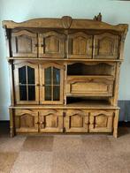 Eiken wandkast, Huis en Inrichting, Ophalen, Gebruikt, 150 tot 200 cm, Eikenhout