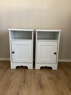 2x IKEA nachtkastje wit model Aspelund Z.G.A.N., Ophalen, Zo goed als nieuw, Minder dan 45 cm, 55 tot 70 cm