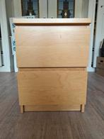 Ikea Malm ladekast met 2 lades, Huis en Inrichting, Kasten | Dressoirs, Ophalen, Minder dan 50 cm, Gebruikt, 25 tot 50 cm