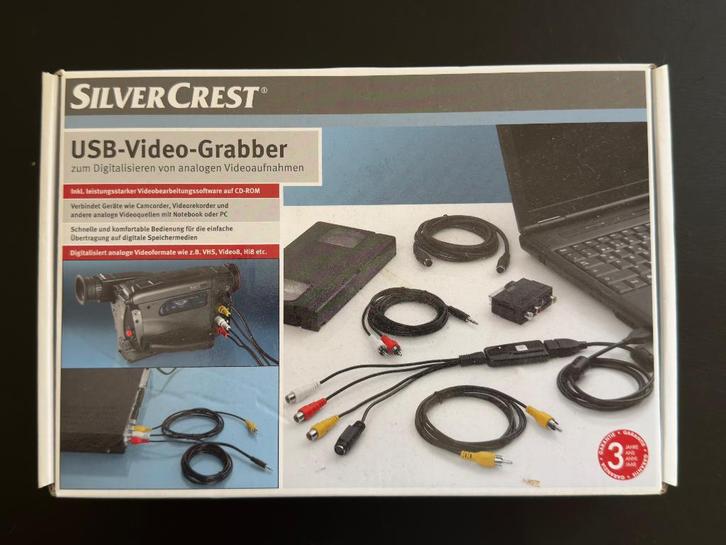SilverCrest USB-Video-Grabber, Computers en Software, Pc- en Netwerkkabels, Gebruikt, Ophalen of Verzenden