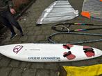Wave worrior custom build windsurfplank by fred dijselbloem, Met vin(nen), Plank, Gebruikt, Ophalen of Verzenden