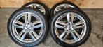18" BMW 570M X1 X2 F48 F39 orig velgen winterbanden TPMS, 18 inch, Gebruikt, Banden en Velgen, V