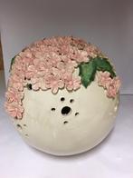 Bijzonder Mooie Grote Waxinelicht Houder Bol Bloemen, Ophalen of Verzenden, Zo goed als nieuw, Overige materialen, Minder dan 25 cm