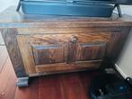 Kleine TV Kast / Dressoir, Ophalen, Gebruikt, Eikenhout, 50 tot 100 cm