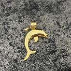 14 karaats gouden hanger dolfijn vis model, Ophalen of Verzenden