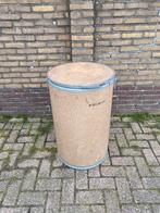 SALE: vintage voorraaddrum, ronde ton, statafel, Ophalen, Gebruikt, -, -